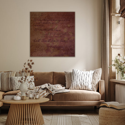 MiCoo Art & Decor Artwork-Canvas LOVE IS - Word Art - Abstract - Canvas