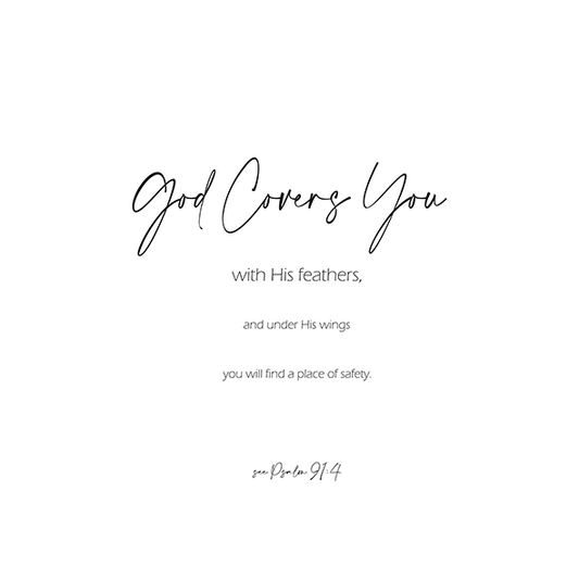 MiCoo Art & Decor Artwork - Poster EACH FEATHER with UNDER HIS WING - Monochrome - Collection - Poster