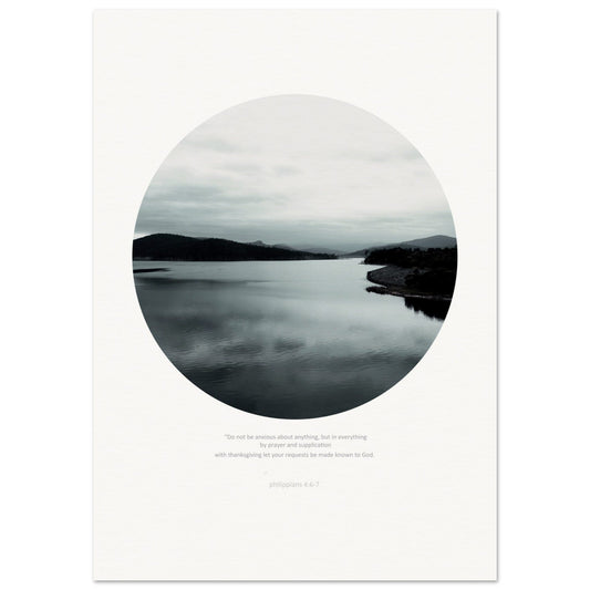 MiCoo Art & Decor Fine Art Print A1 (59.4 x 84.1 cm) REFLECTIONS OF PEACE - Landscape - Fine Art Print