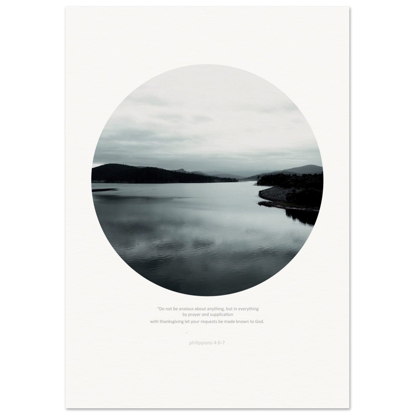 MiCoo Art & Decor Fine Art Print A3 (29.7 x 42 cm) REFLECTIONS OF PEACE - Landscape - Fine Art Print