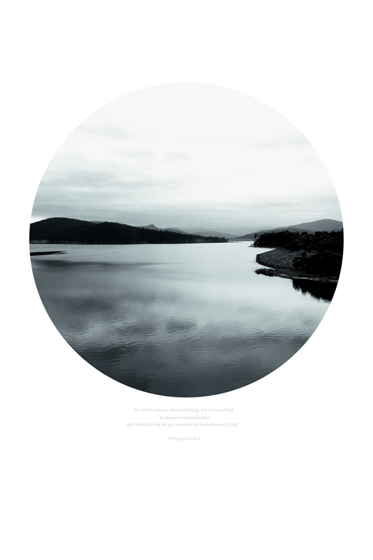 MiCoo Art & Decor Framed Fine Art Print REFLECTIONS OF PEACE - Landscape - Fine Art Framed Print