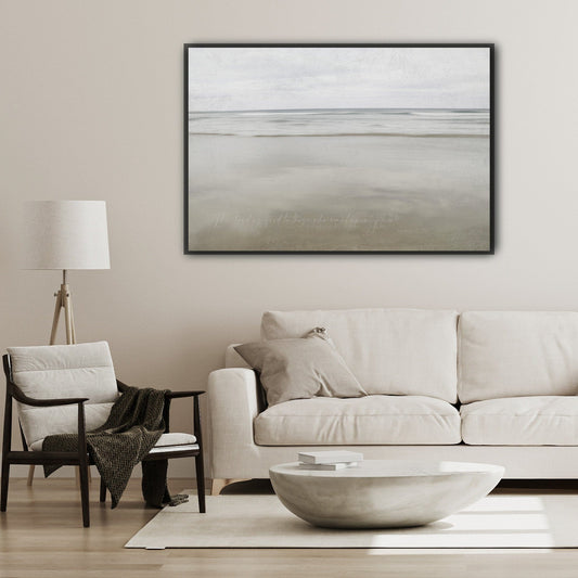 MiCoo Art & Decor Posters, Prints and Visual Artworks I WILL PONDER - Seascape - Nautical - Framed Canvas