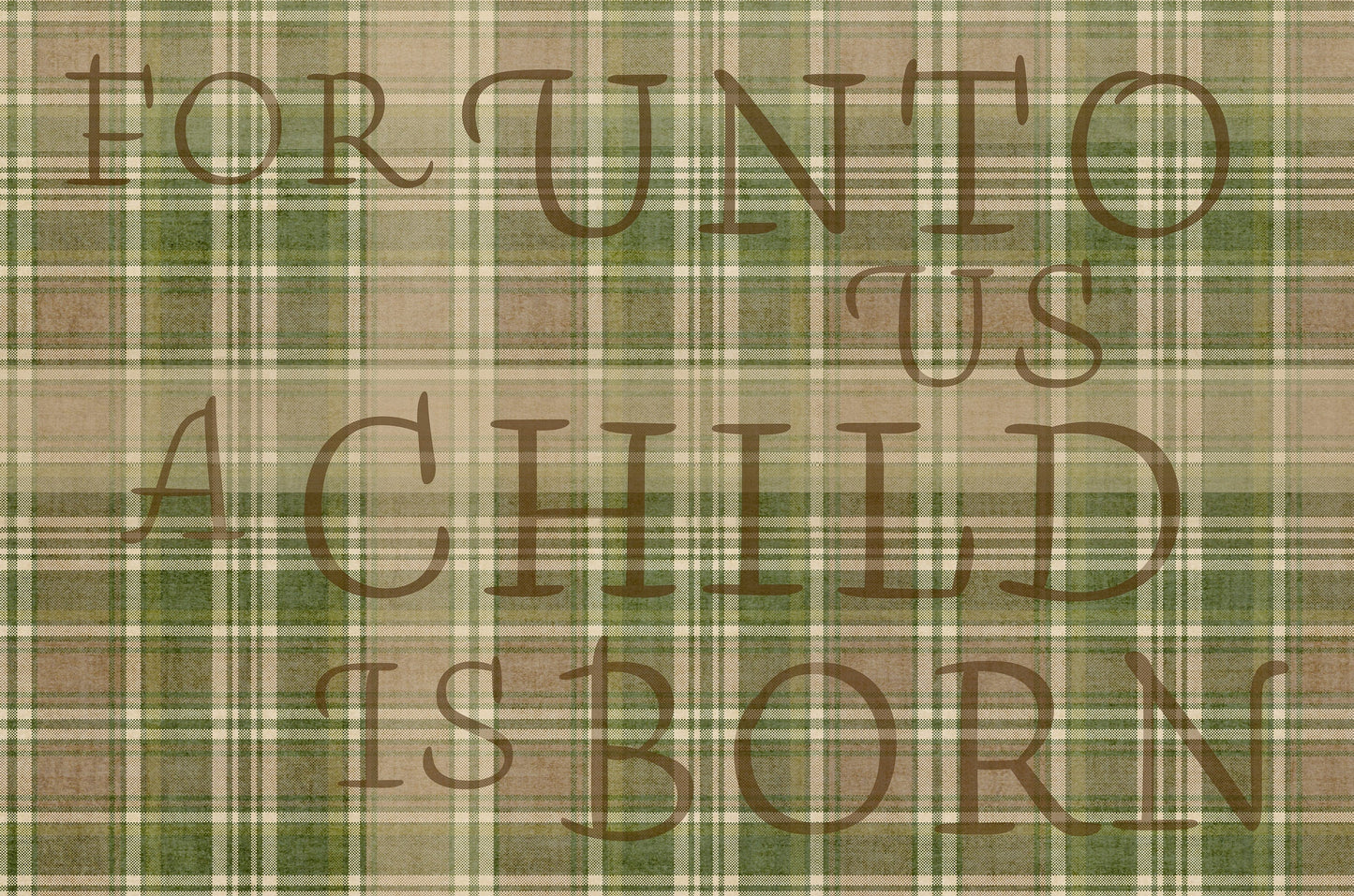 MiCoo Art & Decor Posters, Prints and Visual Artworks A CHILD IS BORN - Christmas Word Art - Digital Download