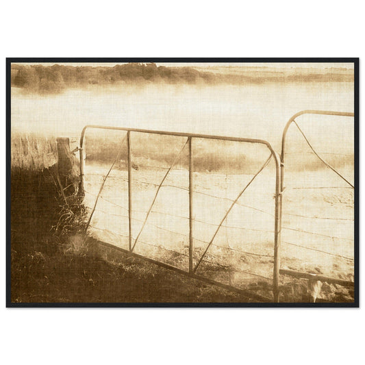 Micoo Art & Decor Posters, Prints and Visual Artworks 70x100 cm / 28x40″ / Black frame A Different Way - Modern Country/ Farmhouse - Christian Art Framed Poster