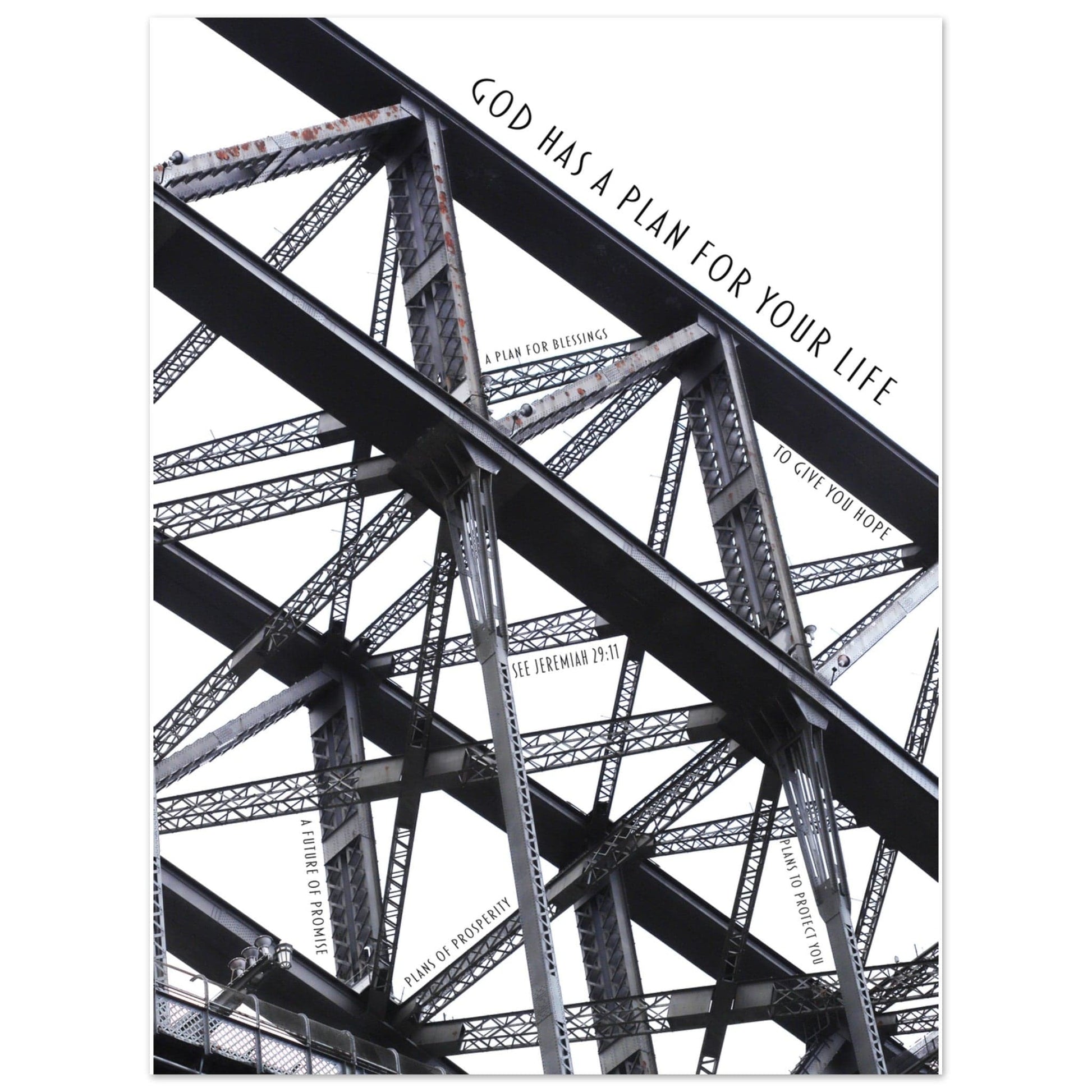 MiCoo Art & Decor Posters, Prints and Visual Artworks 75x100 cm / 30x40″ ARCH OF HOPE - Abstract - Monochrome -  Poster