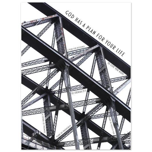 MiCoo Art & Decor Posters, Prints and Visual Artworks 75x100 cm / 30x40″ ARCH OF HOPE - Abstract - Monochrome -  Poster