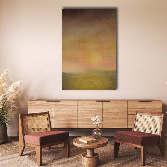 BEYOND Abstract muted Landscape earth meets sky