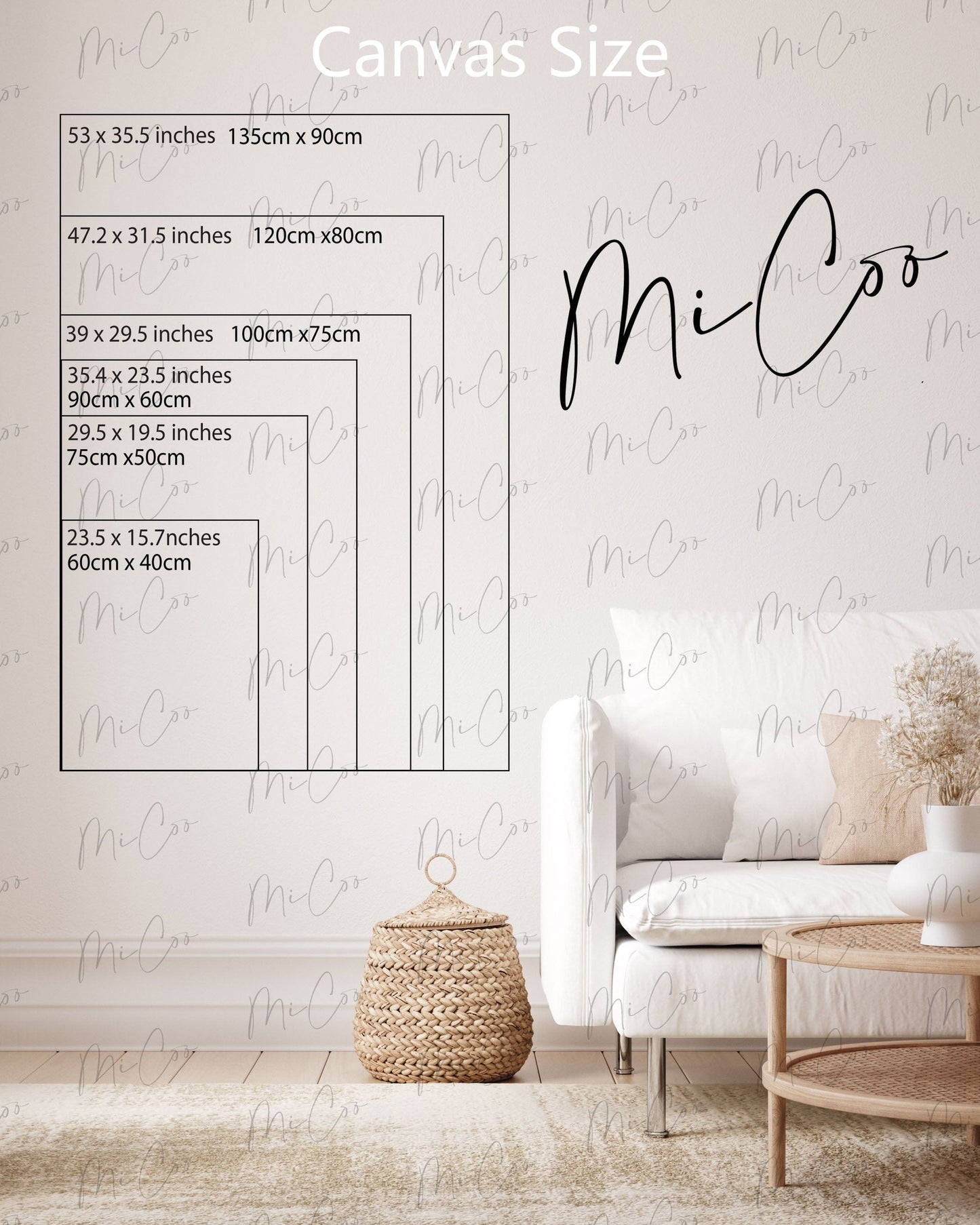 MiCoo Art & Decor- Posters, Prints and Visual Artworks BEYOND - Abstract - Landscape - Canvas