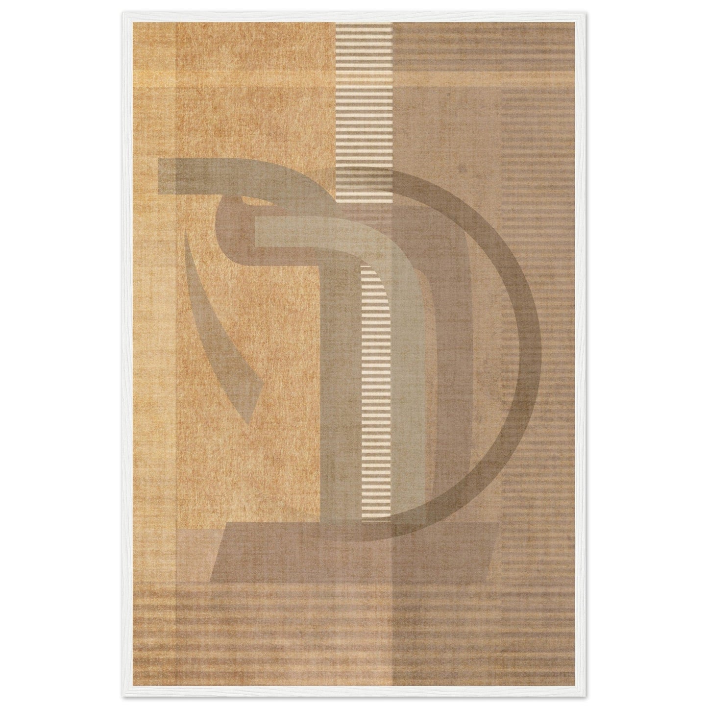 Micoo Art & Decor Posters, Prints and Visual Artworks 60x90 cm / 24x36″ / White frame / Ready-to-hang BLESSED - Modern - Country/Farmhouse Collection - Framed Poster