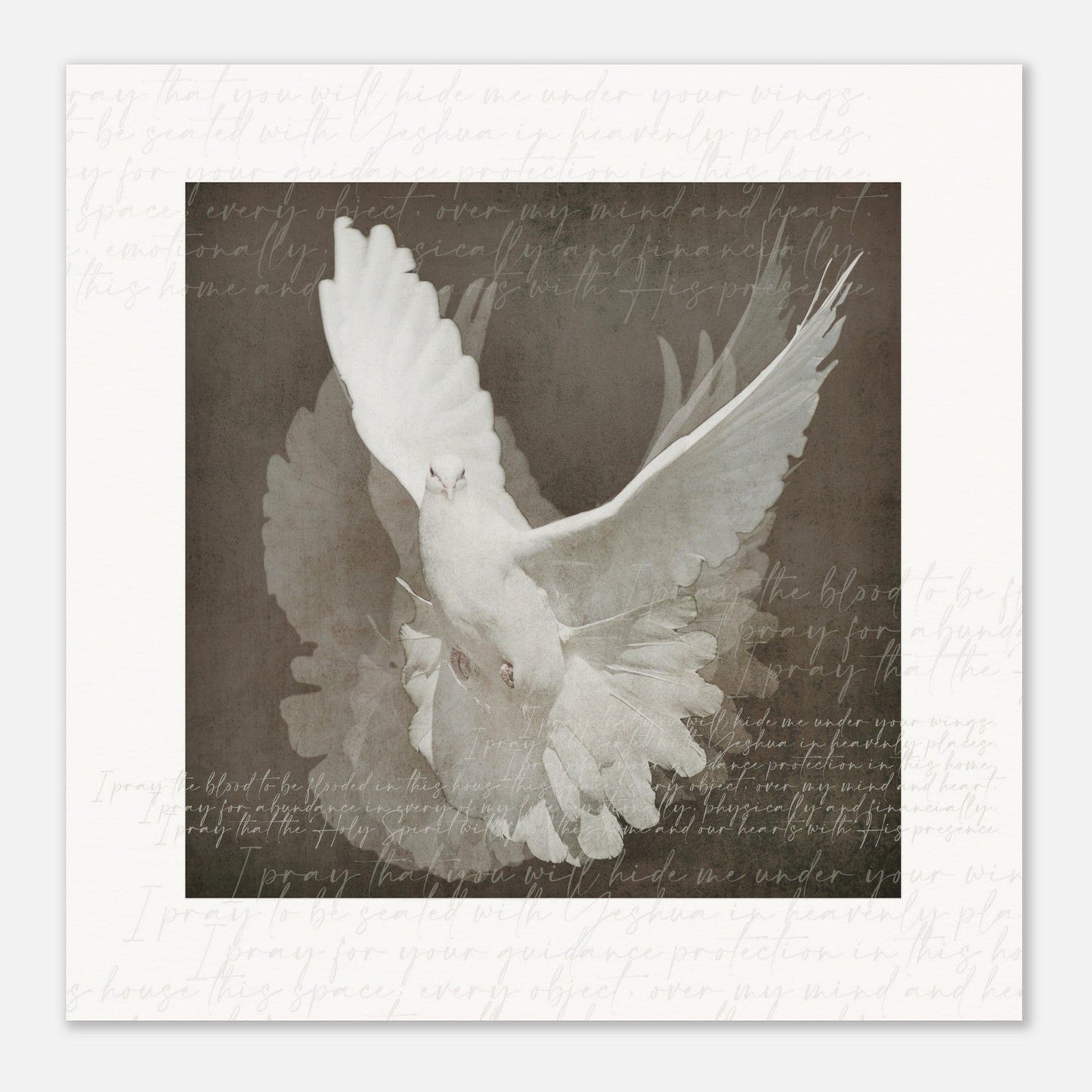 Micoo Art & Decor Posters, Prints and Visual Artworks DOVE OF PEACE - Abstract - Fine Art Print
