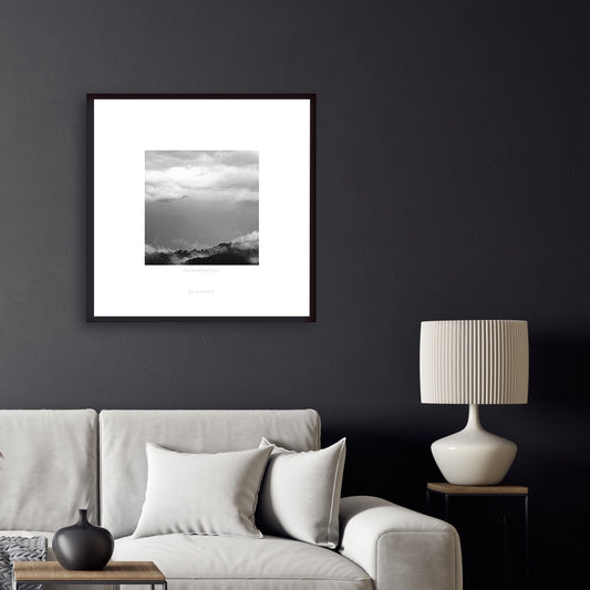 MiCoo Art & Decor Posters, Prints and Visual Artworks DWELLING PLACE - Landscape - Monochrome - Fine Art Framed Print