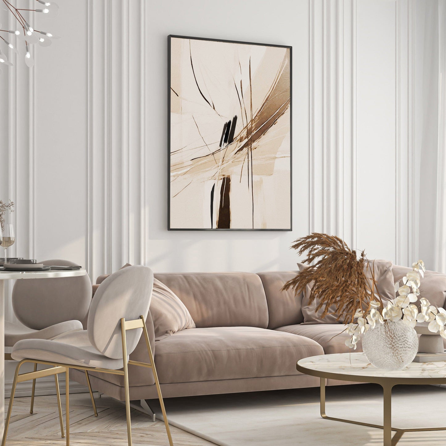 MiCoo Art & Decor Posters, Prints and Visual Artworks EMBRACE - Abstract - Framed Canvas