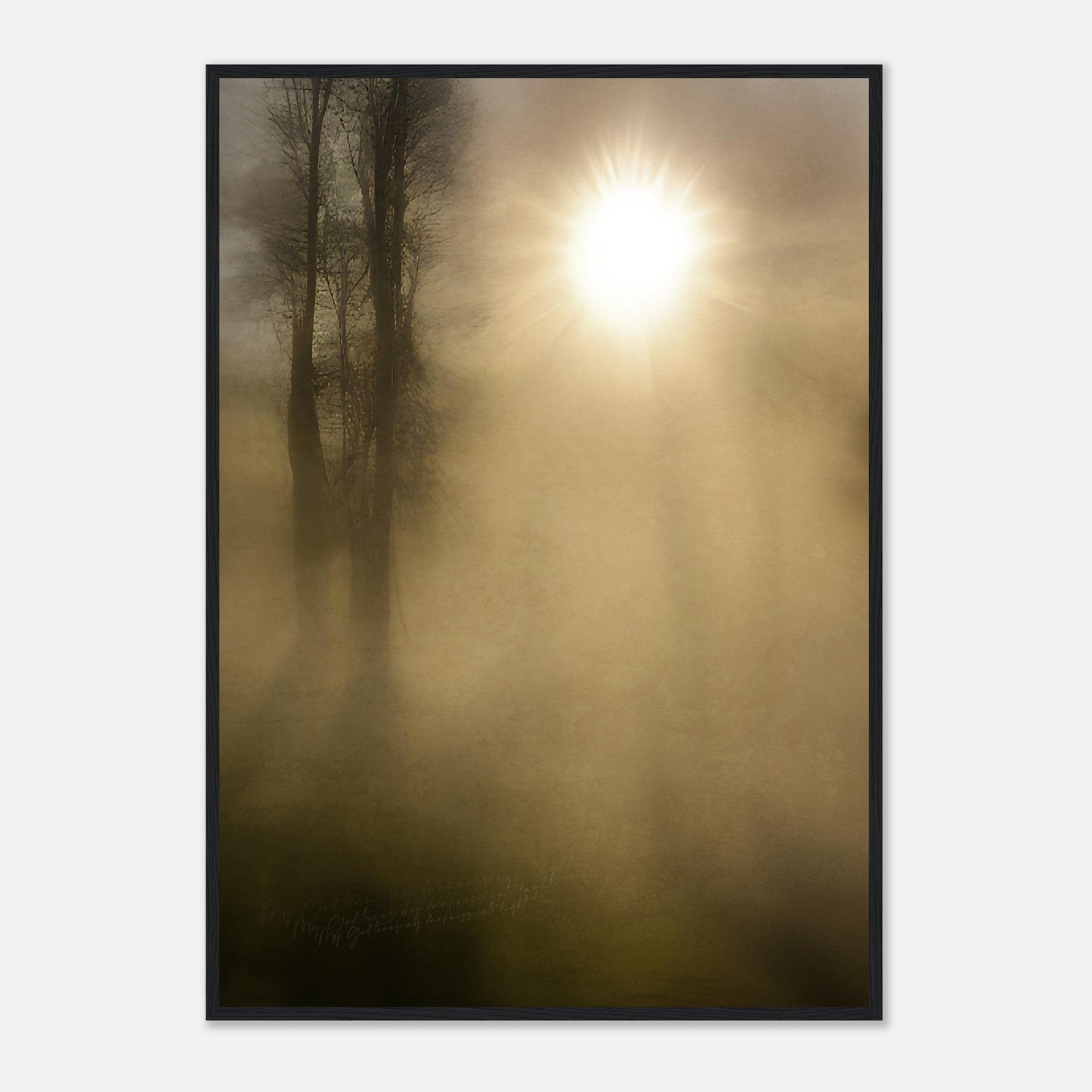 Micoo Art and Decor Posters, Prints and Visual Artworks GIVEN PEACE - Abstract Landscape - Framed Poster
