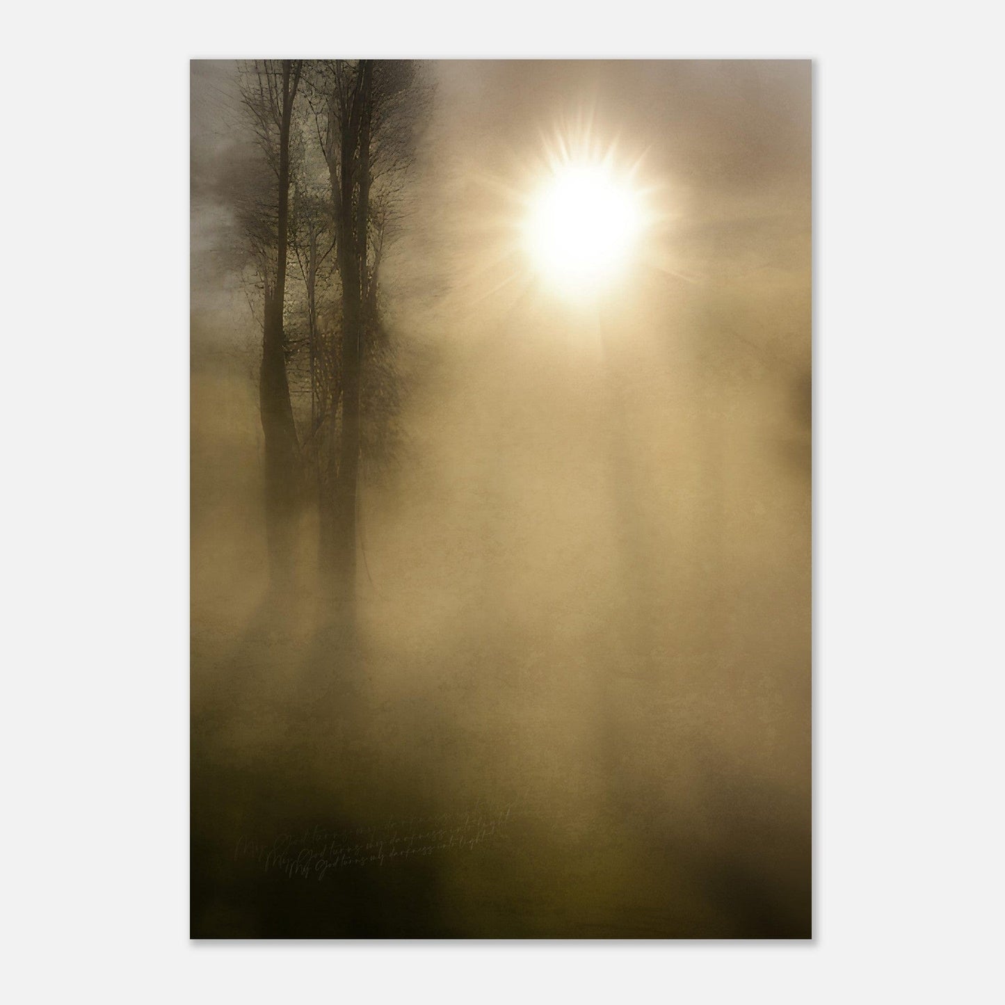 Micoo Art & Decor Posters, Prints and Visual Artworks GIVEN PEACE - Landscape - Abstract - Poster