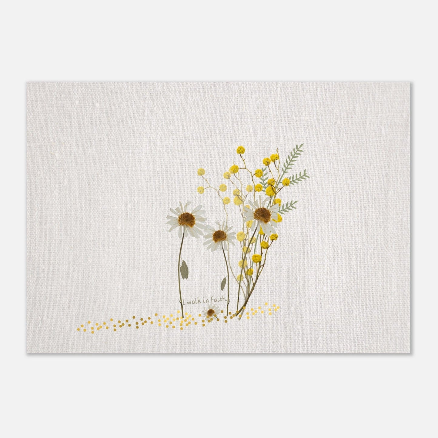 MiCoo Art & Decor Posters, Prints and Visual Artworks I WALK IN FAITH - Floral - Poster