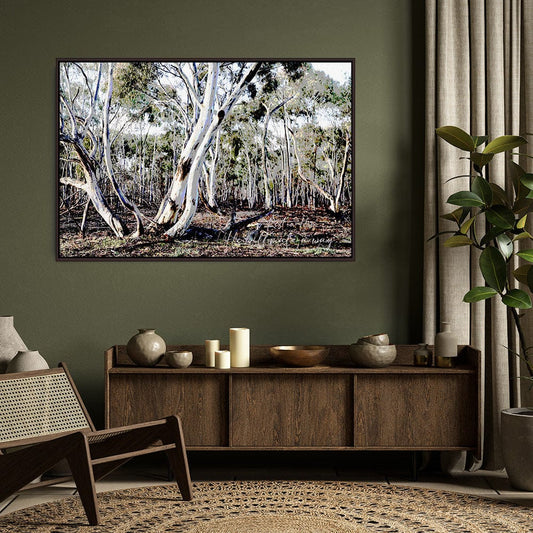 MiCoo Art & Decor Posters, Prints and Visual Artworks IN THIS PLACE - Landscape - Framed Canvas