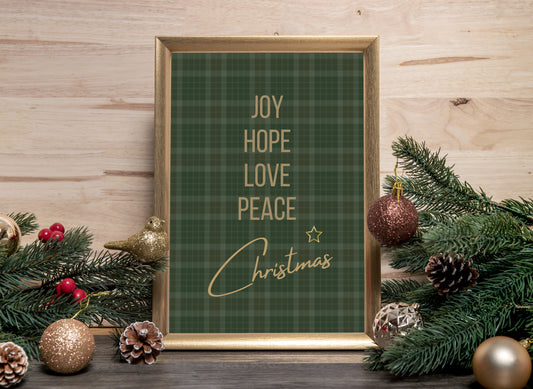 Christmas Themed Word Art - Digital Download