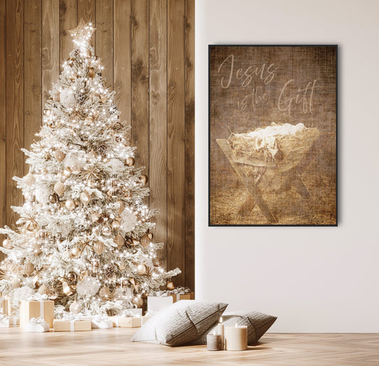MiCoo Art & Decor Posters, Prints and Visual Artworks JESUS IS THE GIFT - Christmas - Digital Download