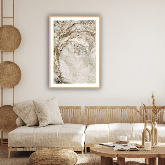 MiCoo Art & Decor Posters, Prints and Visual Artworks LIVING HOPE - Abstract - Fine Art Framed Print