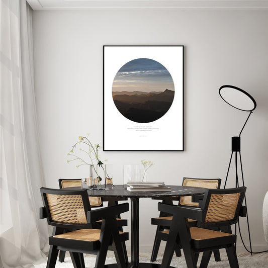 MiCoo Art & Decor Posters, Prints and Visual Artworks LOOK TO THE HILLS - Landscape - Fine Art Framed Print