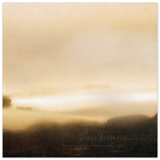 Micoo Art and Decor Posters, Prints and Visual Artworks 70x70 cm / 28x28″ MORNING LIGHT - Abstract Landscape - Fine Art Print