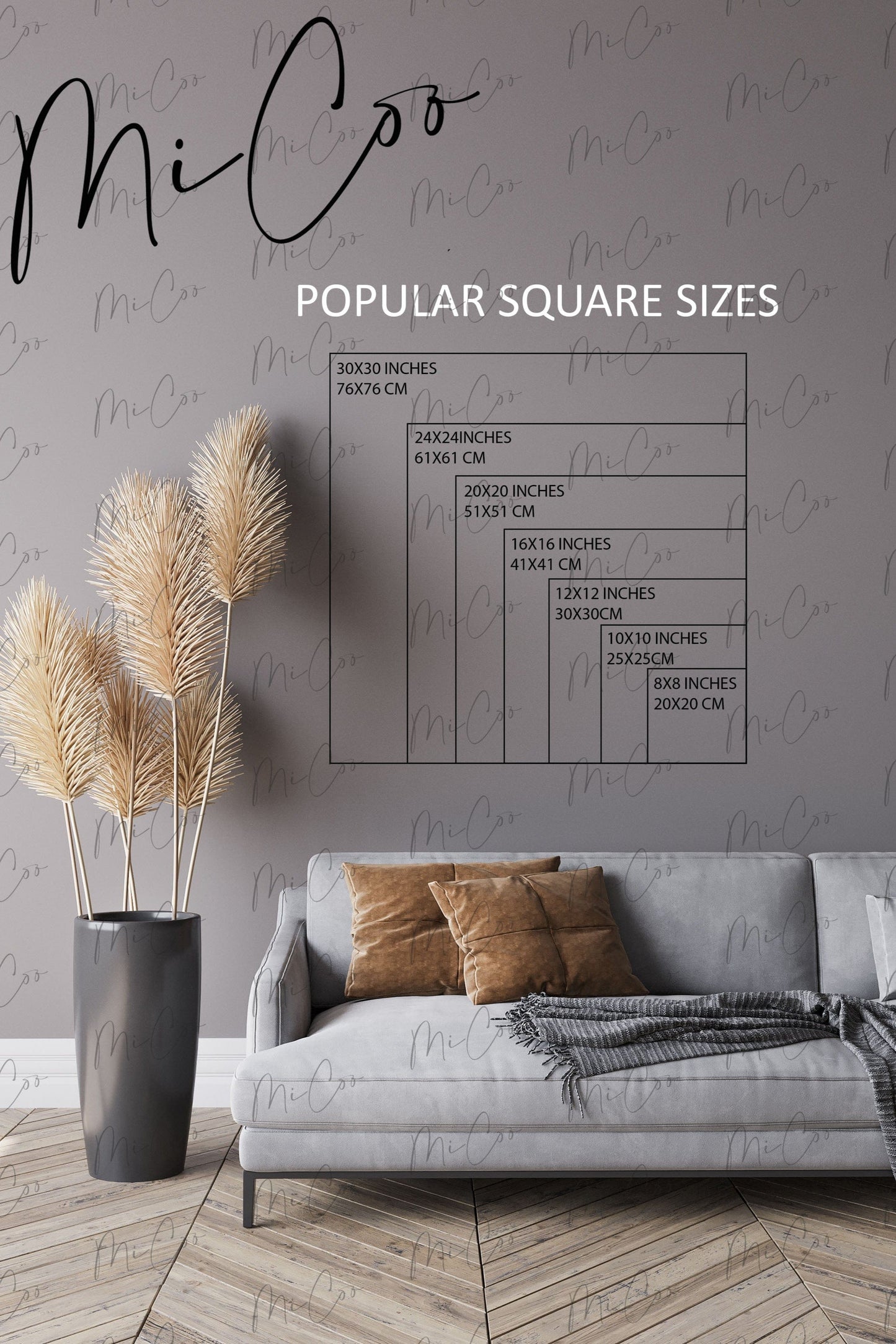 Digital Download square sizes