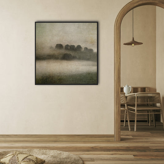 NOT ALONE - Modern Country/ Farmhouse Style muted earthy landscape Landscape