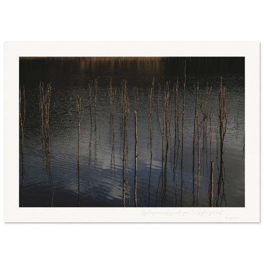 MiCoo Art & Decor Posters, Prints and Visual Artworks A0 (84.1 x 118.9 cm) ONENESS - Landscape - Monochrome - Fine Art Print