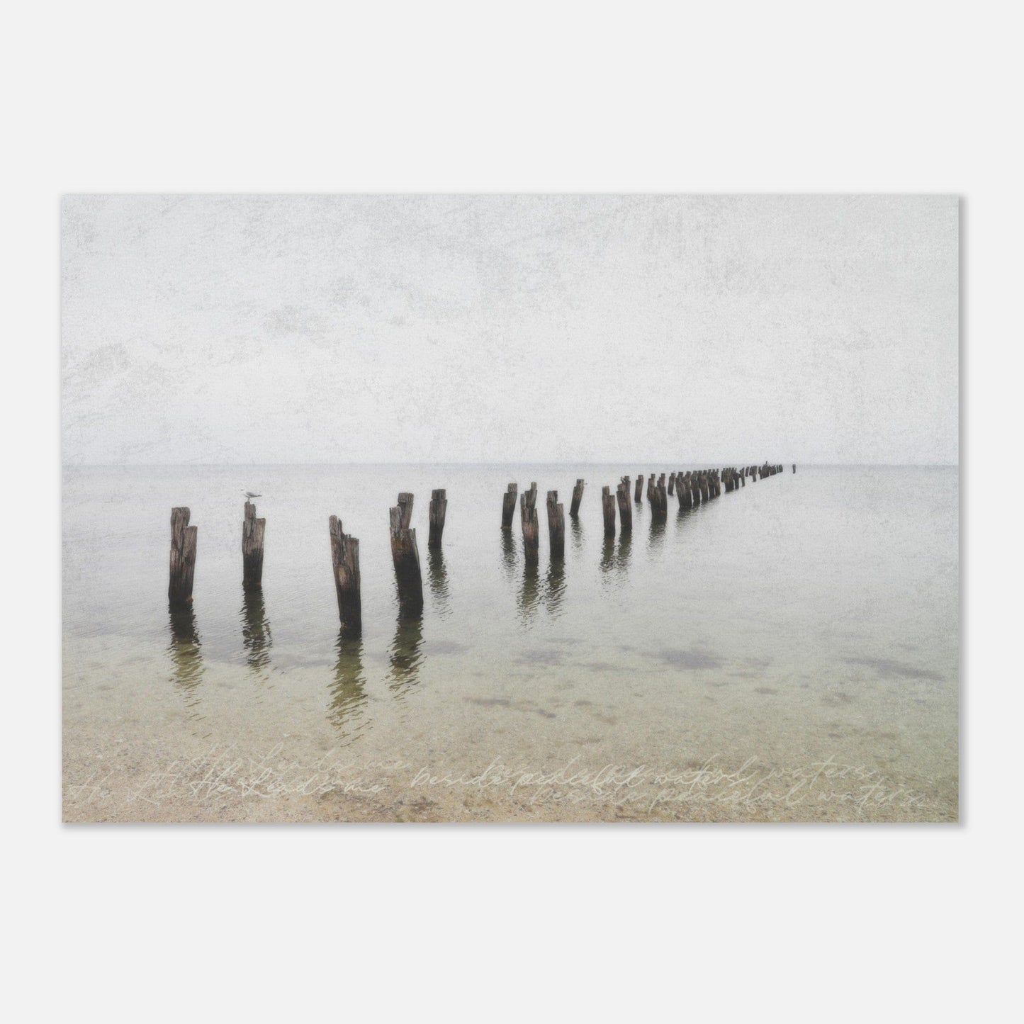Micoo Art and Decor Posters, Prints and Visual Artworks PEACEFUL WATERS - Seascape- Nautical - Poster