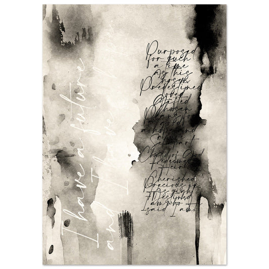 Word art featuring inspiring words and  encourage, empower, and motivate, in black and white tones