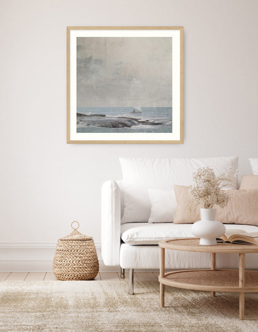 MiCoo Art & Decor Posters, Prints and Visual Artworks WINDS OF CHANGE - Seascape - Nautical - Fine Art Framed Print