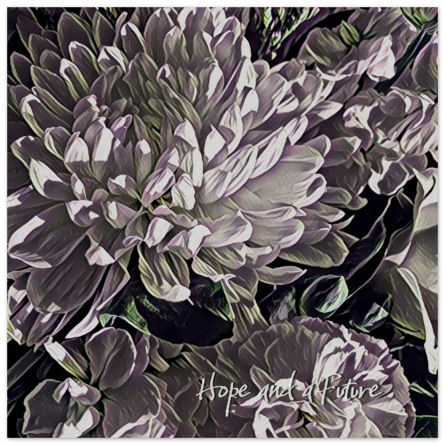 A HOPE AND A FUTURE - Floral - Fine Art  Print