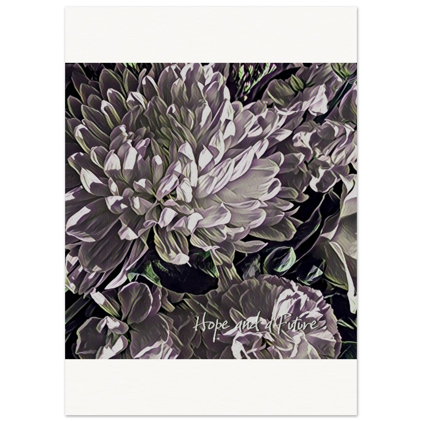 A HOPE AND A FUTURE - Floral - Fine Art  Print