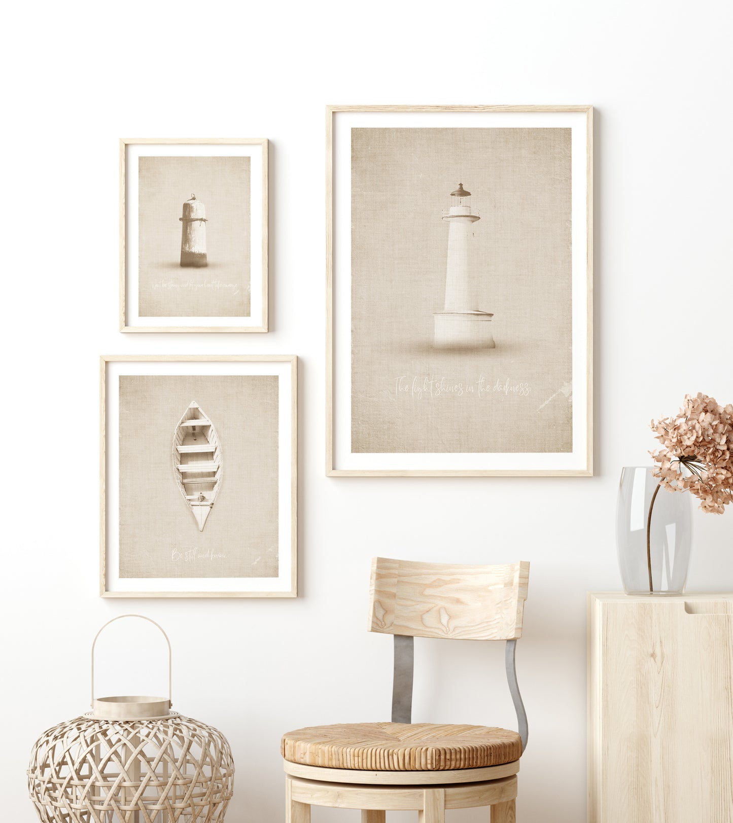 Set of 3 prints around a nautical theme