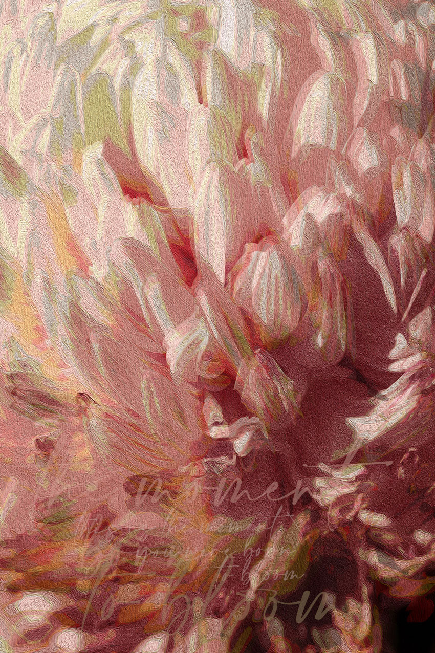 Floral canvas print