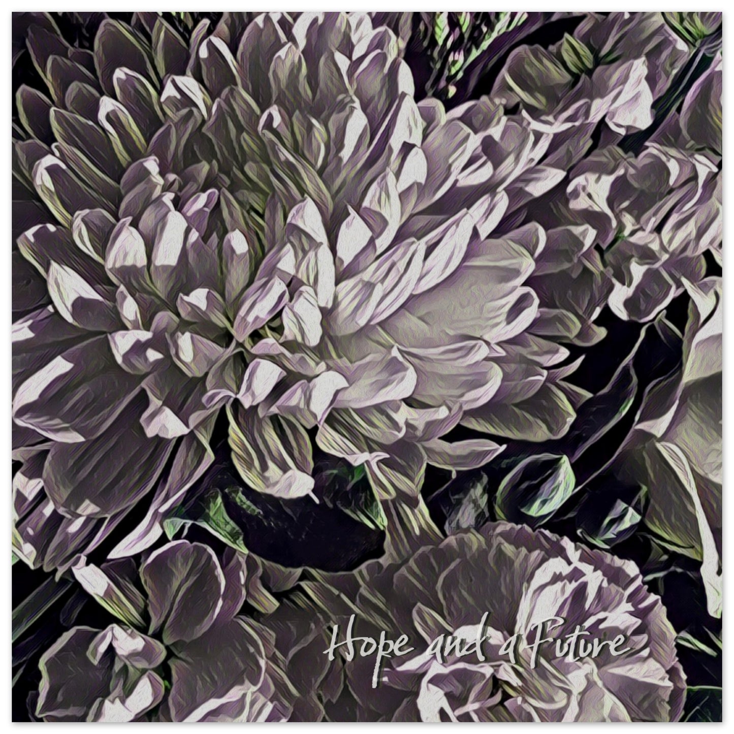 A HOPE AND A FUTURE - Floral - Fine Art  Print