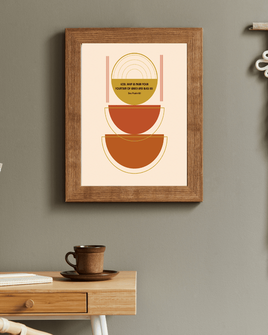 MiCoo Art & Decor Digital Download Artwork FOUNTAIN OF GRACE - Mid Century Style - Digital Download
