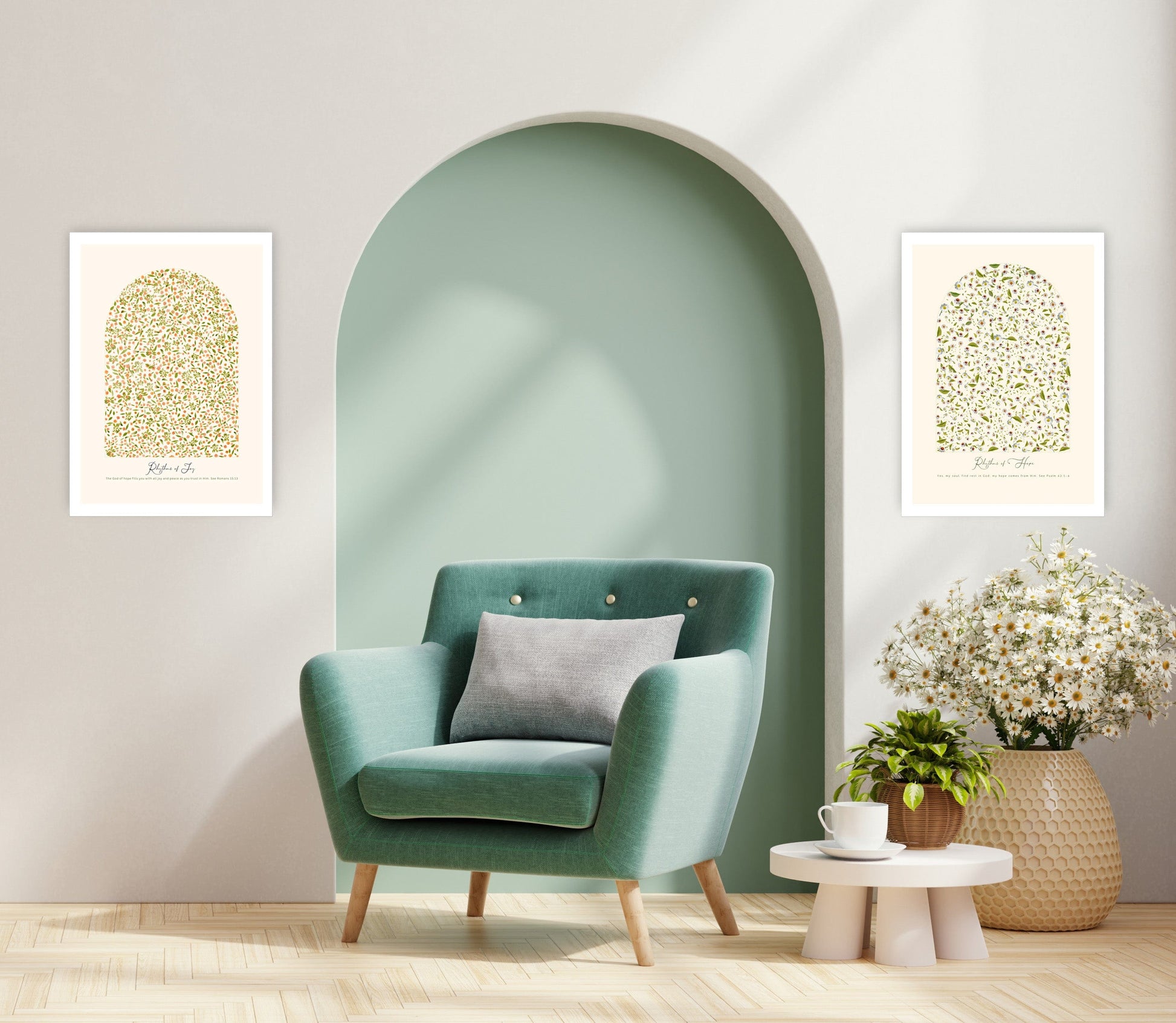 MiCoo Art & Decor Posters, Prints and Visual Artworks A PILGRIMAGE - Vintage - Floral - Collection - Digital Download