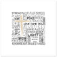 MiCoo Art & Decor Posters, Prints and Visual Artworks 70x70 cm / 28x28″ AT THE CROSS - Word Art - Poster