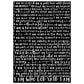 Micoo Art and Decor Posters, Prints and Visual Artworks A3 (29.7 x 42  cm) DESTINED - Monochrome - Word Art - Poster