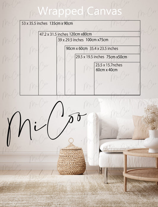 MiCoo Art & Decor Posters, Prints and Visual Artworks EYES ON YOU - Word Art - Canvas