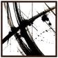 MiCoo Art & Decor Posters, Prints and Visual Artworks 50x50 cm / 20x20″ / Dark wood frame FREEDOM OF THE CROSS - Monochrome - Abstract - Framed Poster