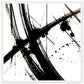 MiCoo Art & Decor Posters, Prints and Visual Artworks 50x50 cm / 20x20″ / White frame FREEDOM OF THE CROSS - Monochrome - Abstract - Framed Poster