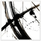 MiCoo Art & Decor Posters, Prints and Visual Artworks 70x70 cm / 28x28″ / White frame FREEDOM OF THE CROSS - Monochrome - Abstract - Framed Poster