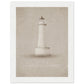 Micoo Art and Decor Posters, Prints and Visual Artworks 15x20 cm / 6x8″ / White frame FULL VISION - Lighthouse - Nautical - Framed Poster