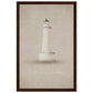 Micoo Art and Decor Posters, Prints and Visual Artworks 28x43  cm / XL (11x17″) / Dark wood frame FULL VISION - Lighthouse - Nautical - Framed Poster