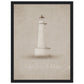 Micoo Art and Decor Posters, Prints and Visual Artworks 30x40 cm / 12x16″ / Black frame FULL VISION - Lighthouse - Nautical - Framed Poster