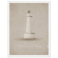 Micoo Art and Decor Posters, Prints and Visual Artworks 30x40 cm / 12x16″ / White frame FULL VISION - Lighthouse - Nautical - Framed Poster