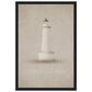 Micoo Art and Decor Posters, Prints and Visual Artworks 30x45 cm / 12x18″ / Black frame FULL VISION - Lighthouse - Nautical - Framed Poster