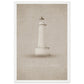 Micoo Art and Decor Posters, Prints and Visual Artworks 30x45 cm / 12x18″ / White frame FULL VISION - Lighthouse - Nautical - Framed Poster